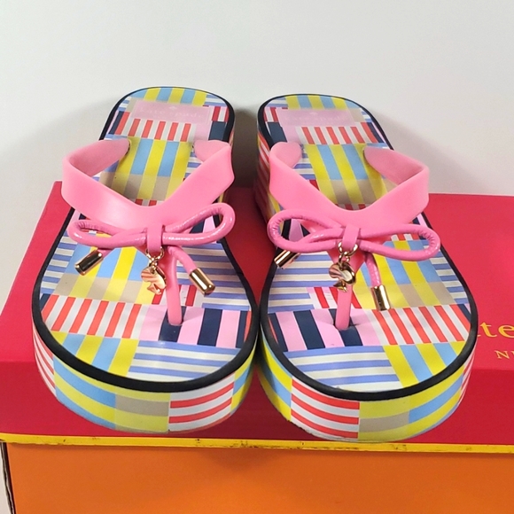 Kate Spade Multi-colored platform sandals - Picture 2 of 6